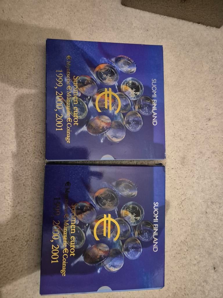 Finse euromunten set 1999, 2000, 2001, Ophalen of Verzenden