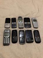 Partij Retro/Vintage Nokia niet werkend 10 stuks!, Verzenden, Niet werkend, Geen camera, Zwart