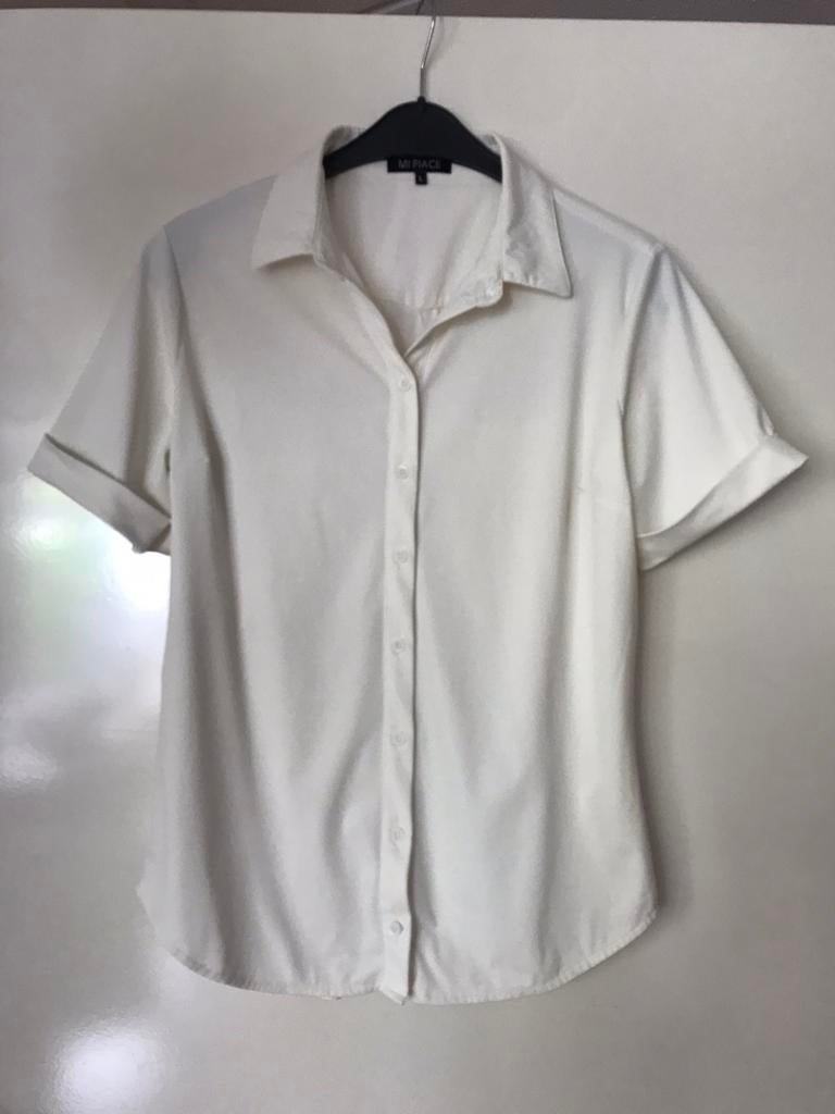 Travel blouse van Mi Piace. L, Kleding | Dames, Blouses en Tunieken, Mi Piace, Wit, Maat 42/44 (L), Ophalen of Verzenden