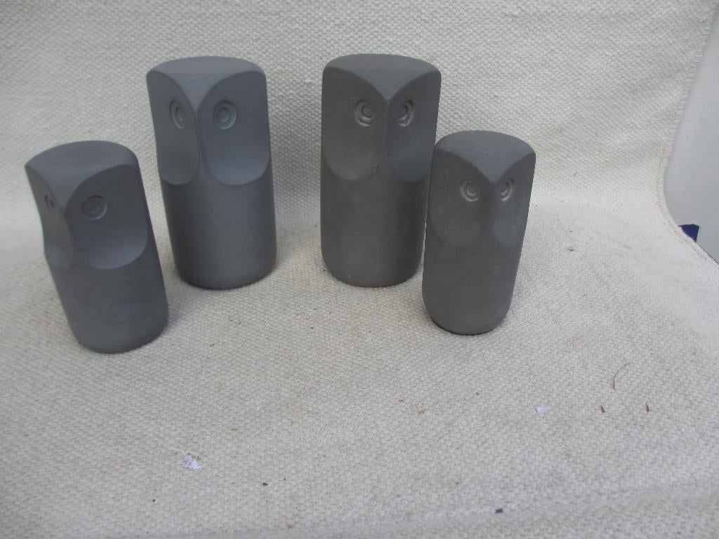 Vintage UILEN beeldjes Henrik Preutz/ Ikea/ beton, Ophalen of Verzenden, Gebruikt, Dier