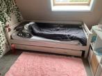 Flexa bed 90x200 white wash, Ophalen, Gebruikt, 180 cm of meer, 85 tot 100 cm