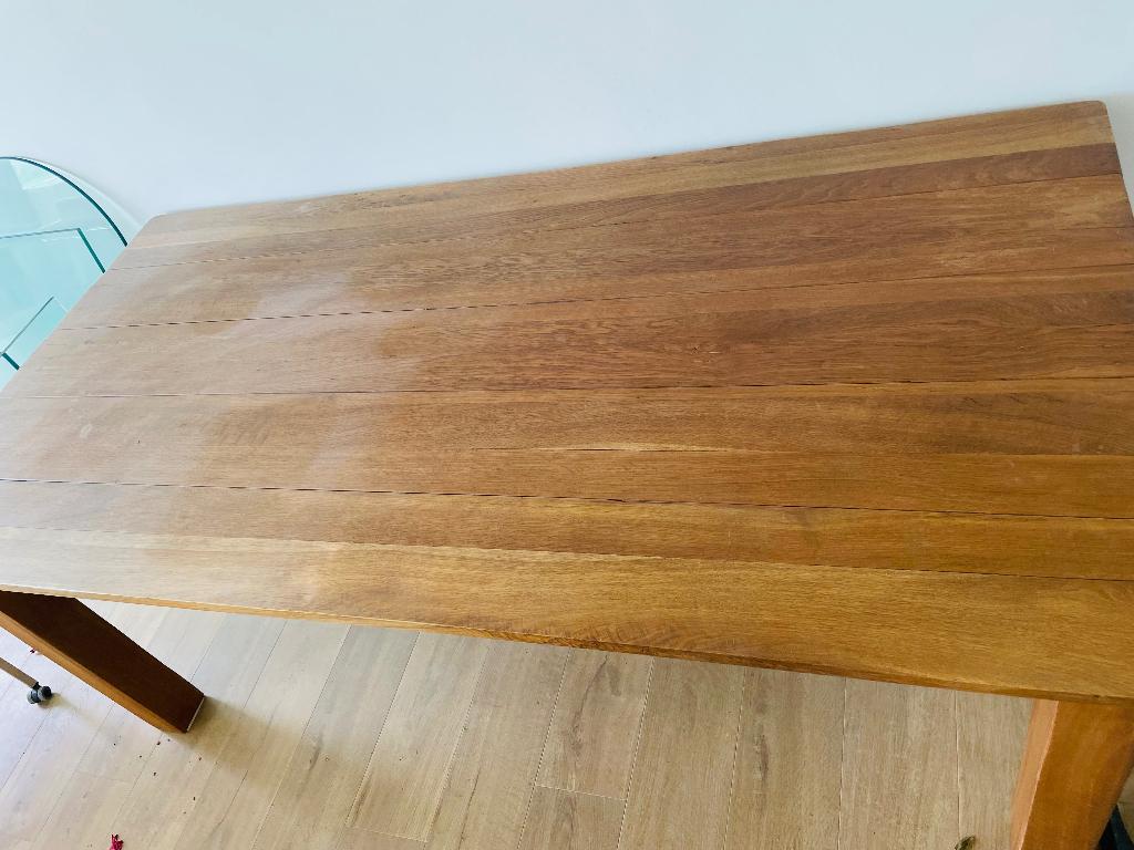 Houten tafel, Ophalen, Gebruikt, Rechthoekig, 50 tot 100 cm