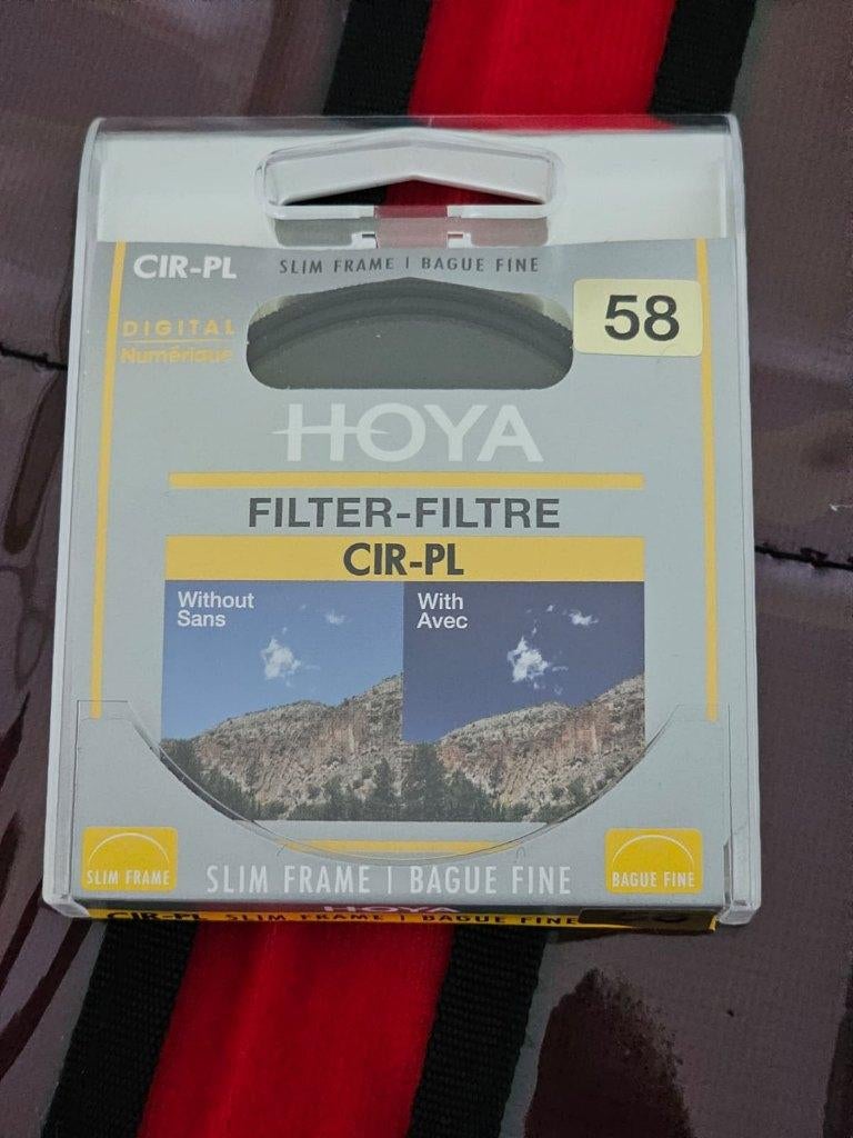 Hoya filters 58mm en 67mm. Nooit gebruikt, Audio, Tv en Foto, Fotografie | Filters, Polarisatiefilter, 60 tot 70 mm, Nieuw, Ophalen