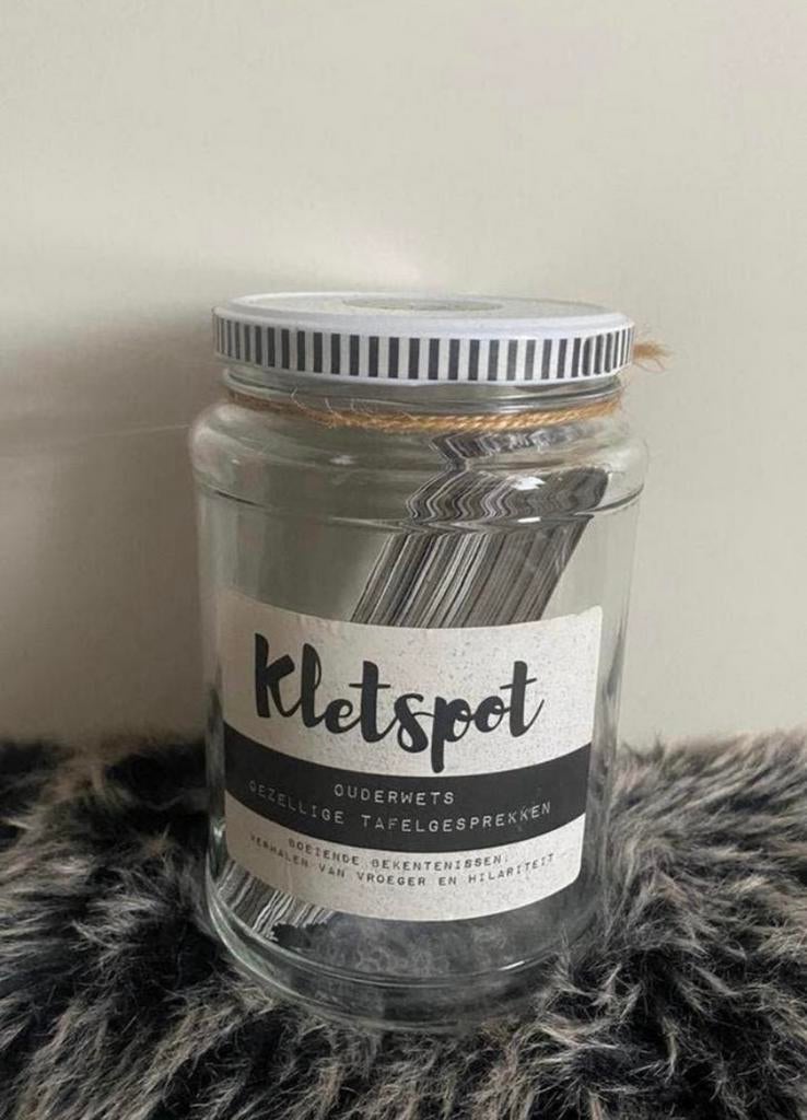 Kletspot / ouderwets gezellig, Verzenden, Zo goed als nieuw