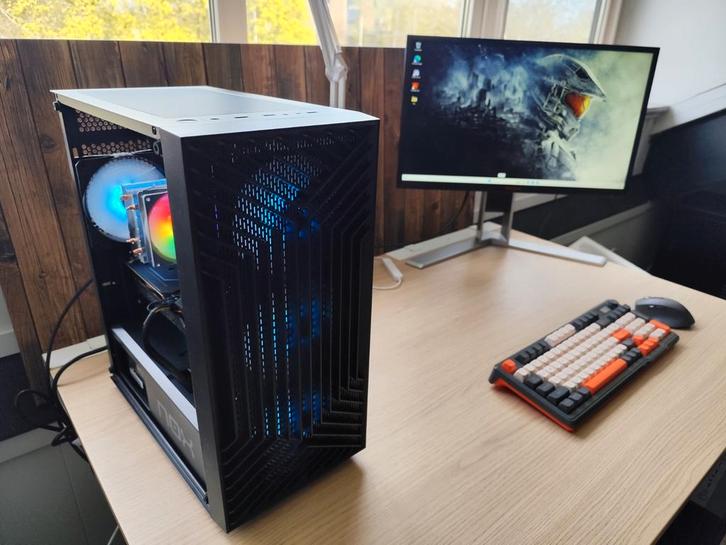 RGB Gaming PC i5 9500 RTX 2060 16GB 1.5TB WIN11PRO, Computers en Software, Desktop Pc's, Zo goed als nieuw, 3 tot 4 Ghz, HDD, SSD