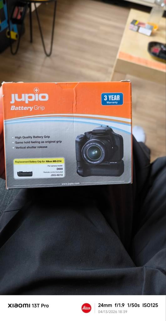 Jupio Battery Grip voor Nikon D600, Ophalen of Verzenden, Gebruikt