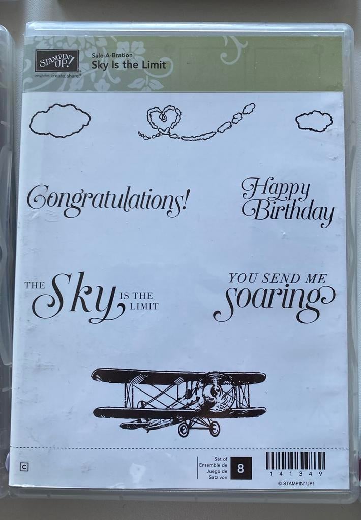 Stempelsets - geboorte, vaderdag, verjaardag, Stampin’ Up!, Ophalen of Verzenden, Gebruikt, Clearstamp