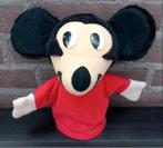 Mickey Mouse Vintage & Klassieke Speelgoed handpop, Ophalen, Mickey Mouse, Zo goed als nieuw, Beeldje of Figuurtje