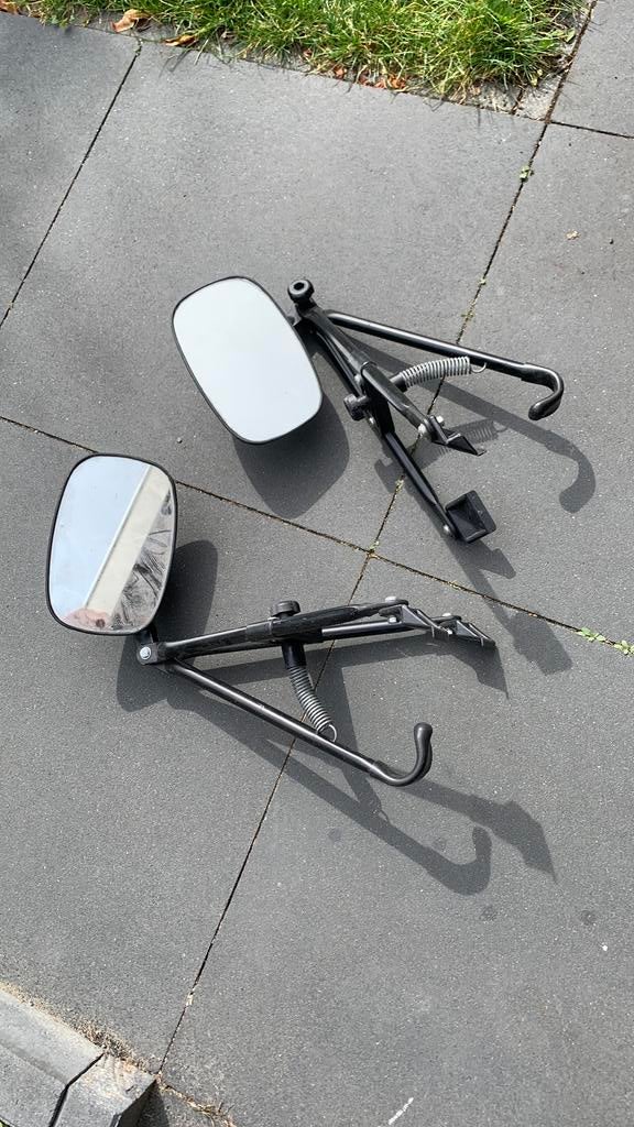 Caravanspiegels, Ophalen, Gebruikt