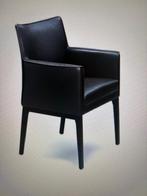 Elegante set van 6 stuks Wittmann leren eetkamerstoelen, Ophalen, Elegant/Exclusief/Luxe, Zwart, Zo goed als nieuw