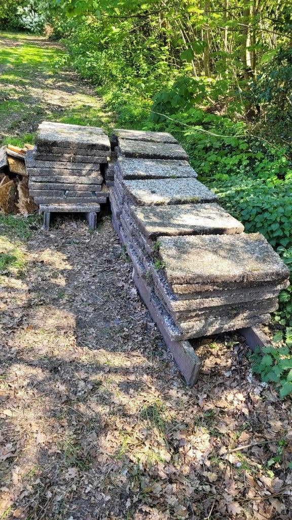 grindtegels, Tuin en Terras, Ophalen, Gebruikt