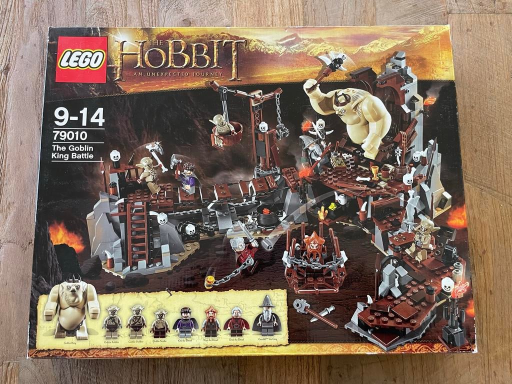 Lego The Hobbit 79010 The Goblin King Battle, Overige thema's, Lego, Nieuw, Ophalen of Verzenden
