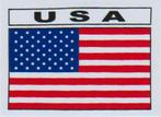 USA vlag sticker #7, Ophalen of Verzenden