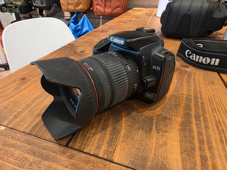 Canon EOS 400D + Sigma 18-200mm, Audio, Tv en Foto, Fotocamera's Digitaal, Gebruikt, Spiegelreflex, Canon, 8 keer of meer, Ophalen of Verzenden