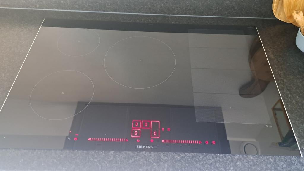 Siemens EX875LVC1E Inductie kookplaat - Z.G.A.N. (5 mnd), Witgoed en Apparatuur, Ophalen, Zo goed als nieuw, Inbouw, Inductie