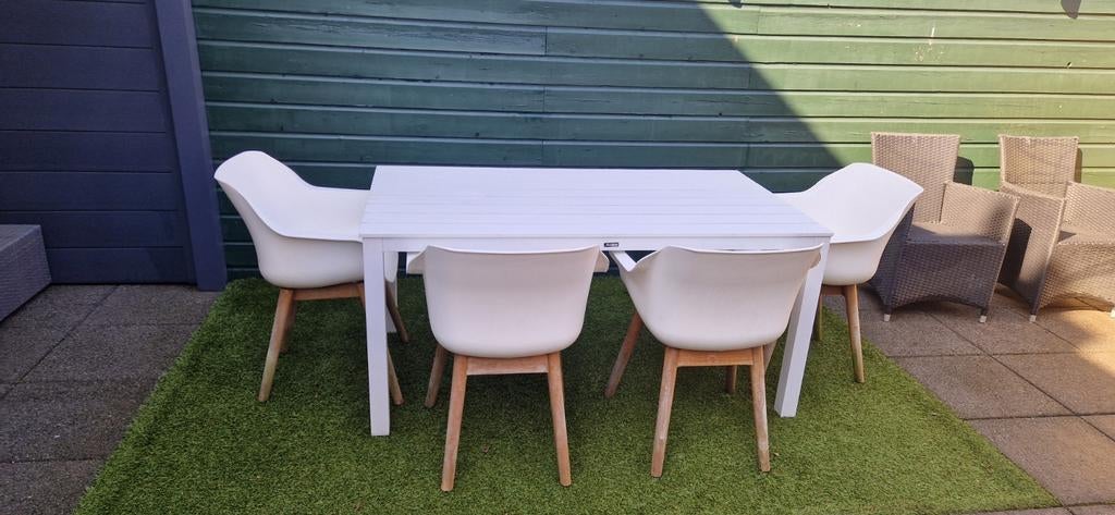 Manifesto tuinset met tafel en 4 stoelen van Hartman, Ophalen, Gebruikt, Kunststof