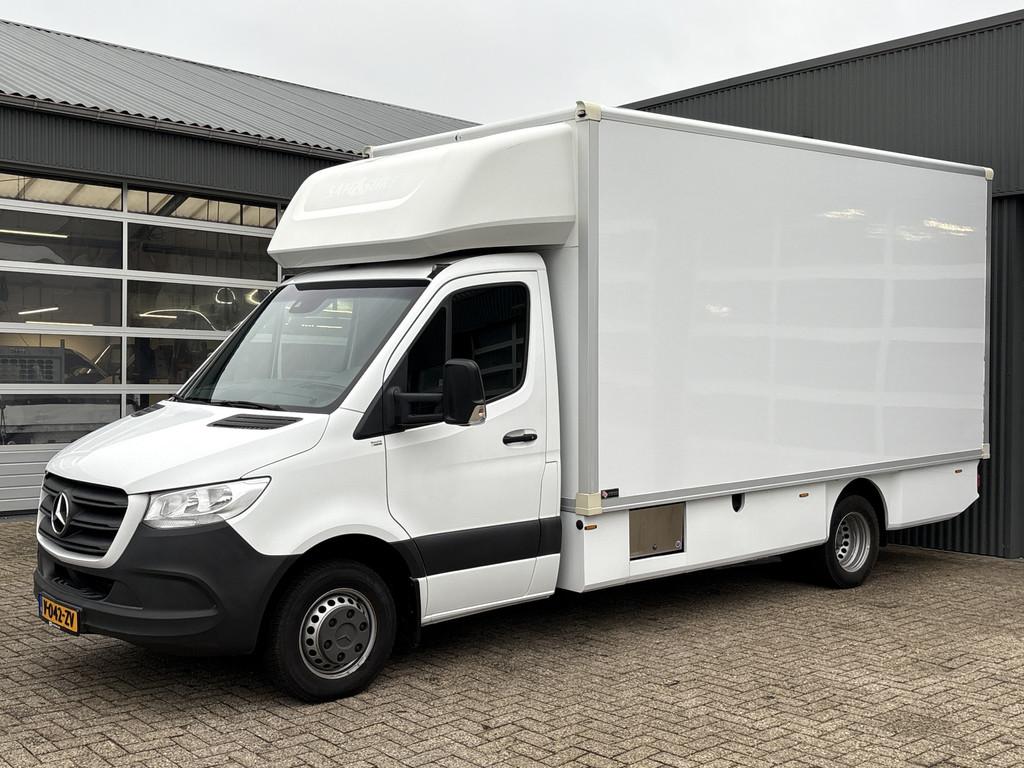Mercedes-Benz Sprinter 516 CDI Maxi 432 wb Bakwagen Werkplaa, Auto's, Bestelauto's, Gebruikt, Wit, Bedrijf, Diesel