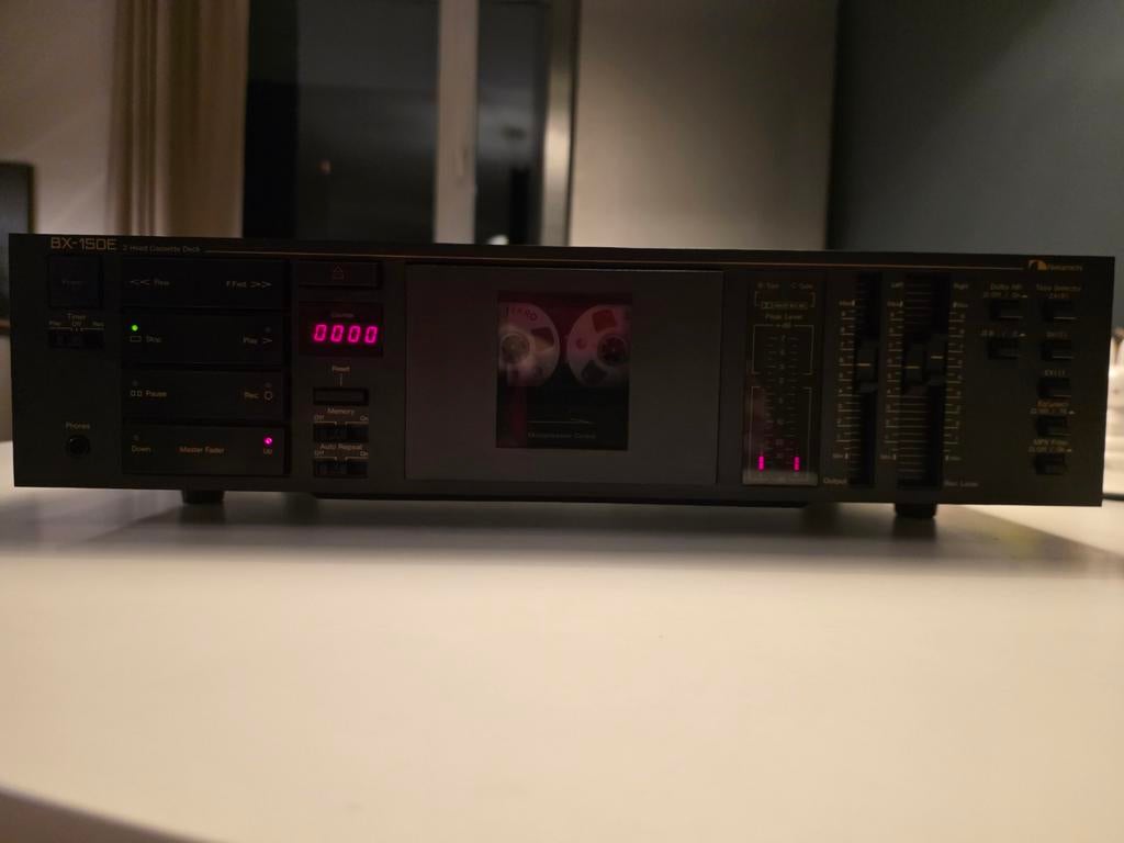 Nakamichi BX-150E 2 Head Cassette Deck - Eerste Eigenaar, Audio, Tv en Foto, Cassettedecks, Ophalen, Enkel, Overige merken, Tiptoetsen