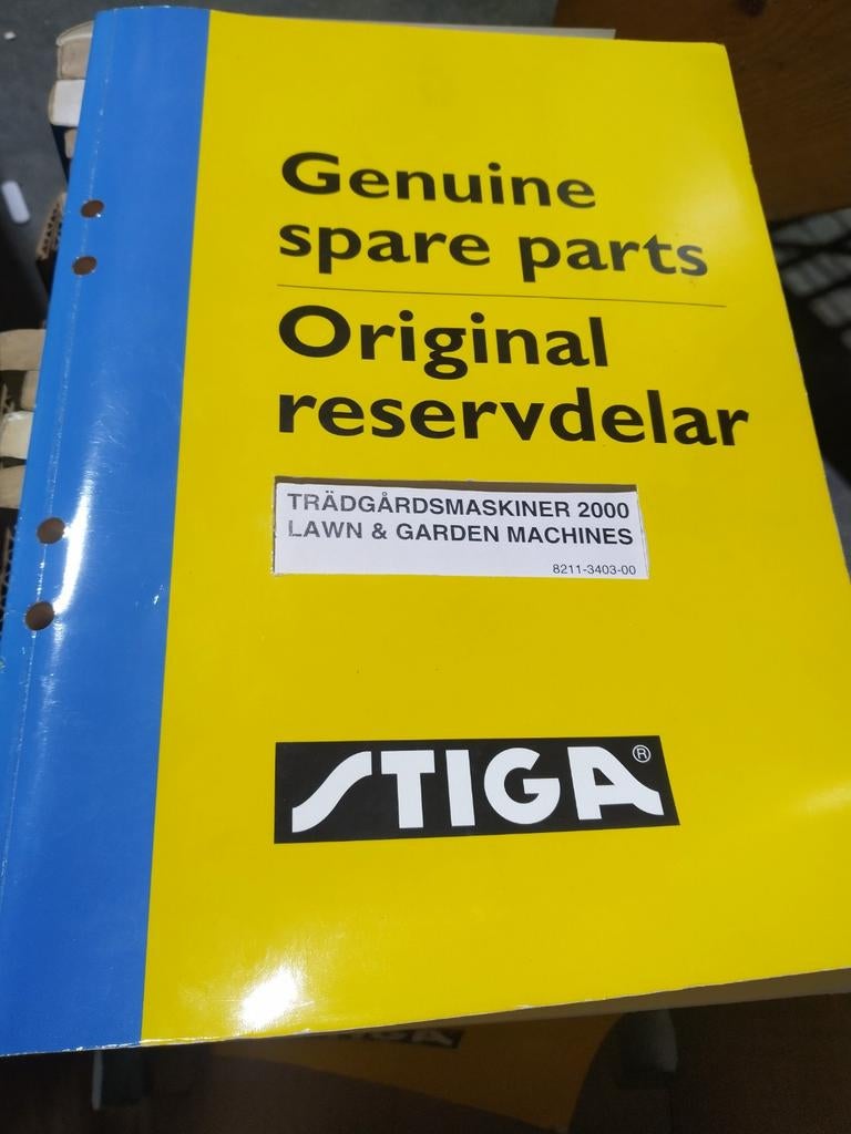 Stiga onderdelen boeken 1991-2008, Ophalen of Verzenden, Zo goed als nieuw