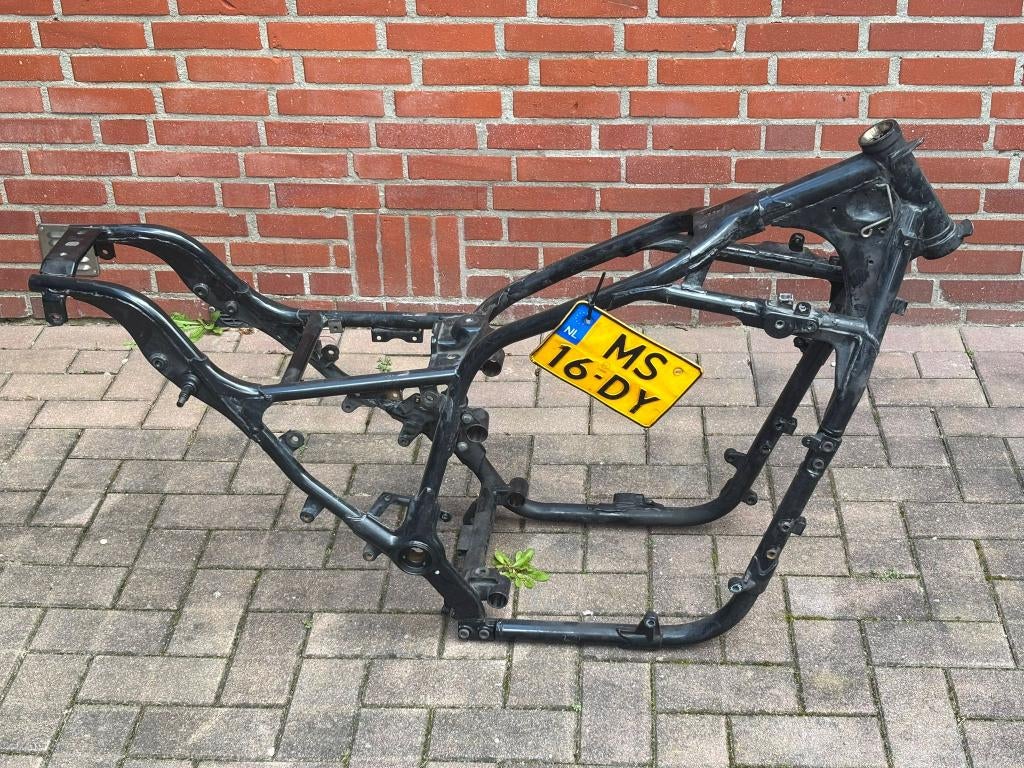 Motorframe met kenteken, Ophalen of Verzenden, Gebruikt