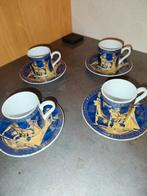 4x Porseleinen beker van Fathi Mahmoud Limoges, Ophalen of Verzenden