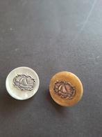 Knoppen met boot  er op Zilver?, Ophalen of Verzenden, Transport