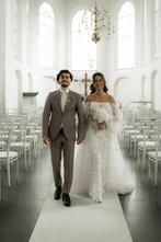 Milla Nova – Persa trouwjurk | maat 38 | incl. overrok, Kleding | Dames, Trouwkleding en Trouwaccessoires, Ophalen, Trouwjurk