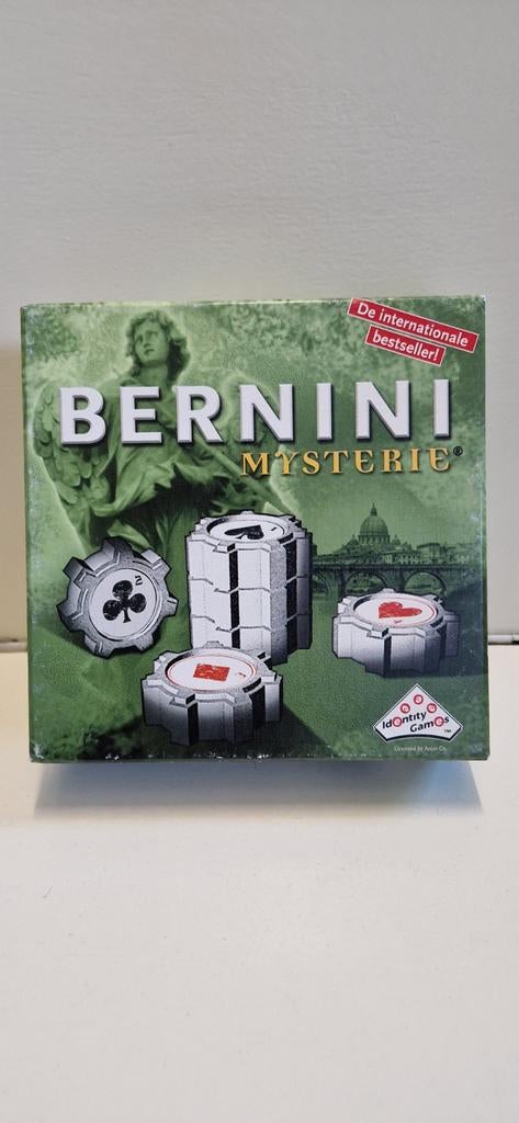 Bernini Mysterie spel, Hobby en Vrije tijd, Gezelschapsspellen | Bordspellen, Gebruikt, Een of twee spelers, Drie of vier spelers