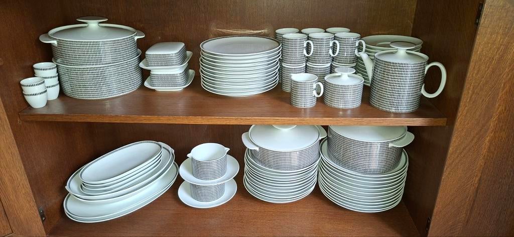 Servies 12-delig Thomas Germany jaren '70, Ophalen, Zo goed als nieuw, Overige vormen, Overige materialen