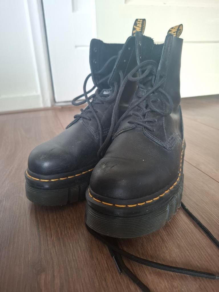 Dr. Martens laarzen maat 38 - Zwart, gedragen, Zwart, Lage of Enkellaarzen, Ophalen of Verzenden, Dr. Martens