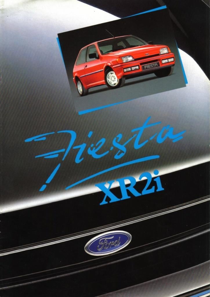 Folder Ford Fiesta XR2i 1989, Ophalen of Verzenden, Gelezen, Ford