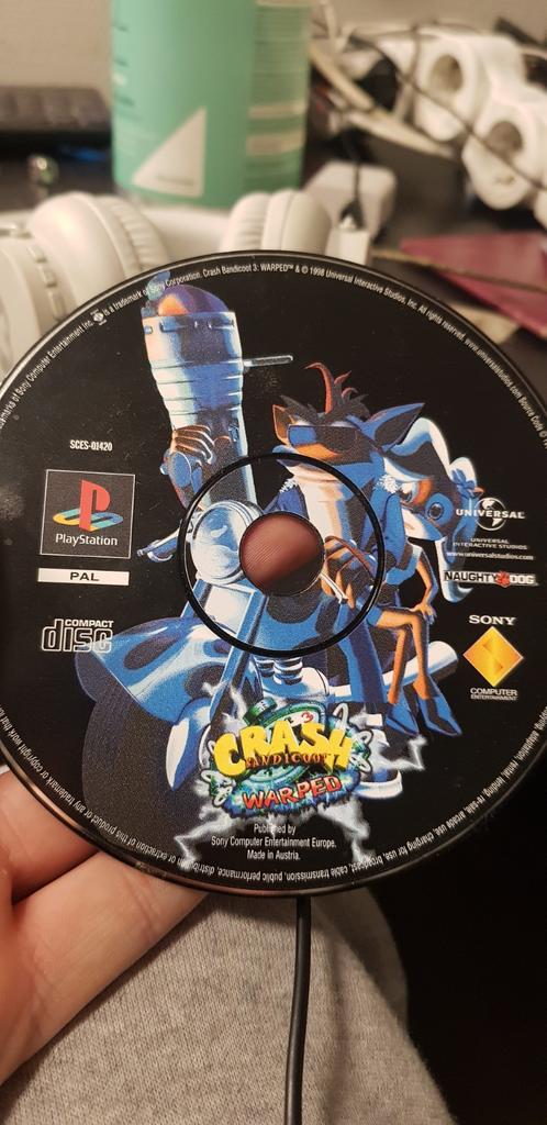 Crash Bandicoot 3 Warped voor Playstation 1, Spelcomputers en Games, Games | Sony PlayStation 1, Gebruikt, 1 speler, Vanaf 7 jaar