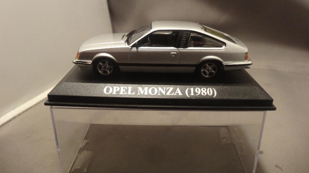 Ixo/Altaya Opel Monza (1980) zilver grijs 1:43, Ophalen of Verzenden, Nieuw, Auto, Overige merken