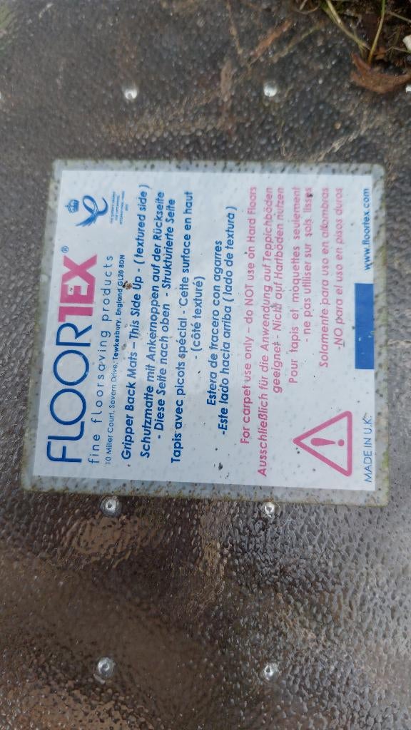 Vloerbeschermer Floortex, Ophalen