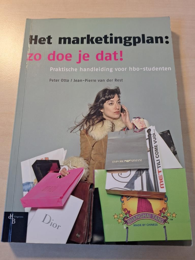 Het marketingplan: zo doe je dat! HBO-studenten, Ophalen of Verzenden, Gelezen, Economie en Marketing, Peter Otto / Jean-Pierre van der Rest