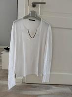 Heren overhemd /bloes van linnenmix  / linnen hemd maat L, Ophalen, Zo goed als nieuw, Blauw, Halswijdte 41/42 (L)