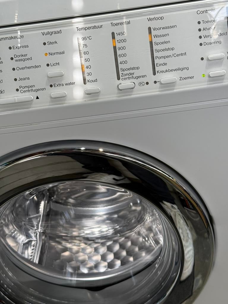 MIELE WASMACHINE TIPTOETS A++  SUPERSTAAT, Witgoed en Apparatuur, Ophalen of Verzenden, Zo goed als nieuw, 85 tot 90 cm, 1200 tot 1600 toeren
