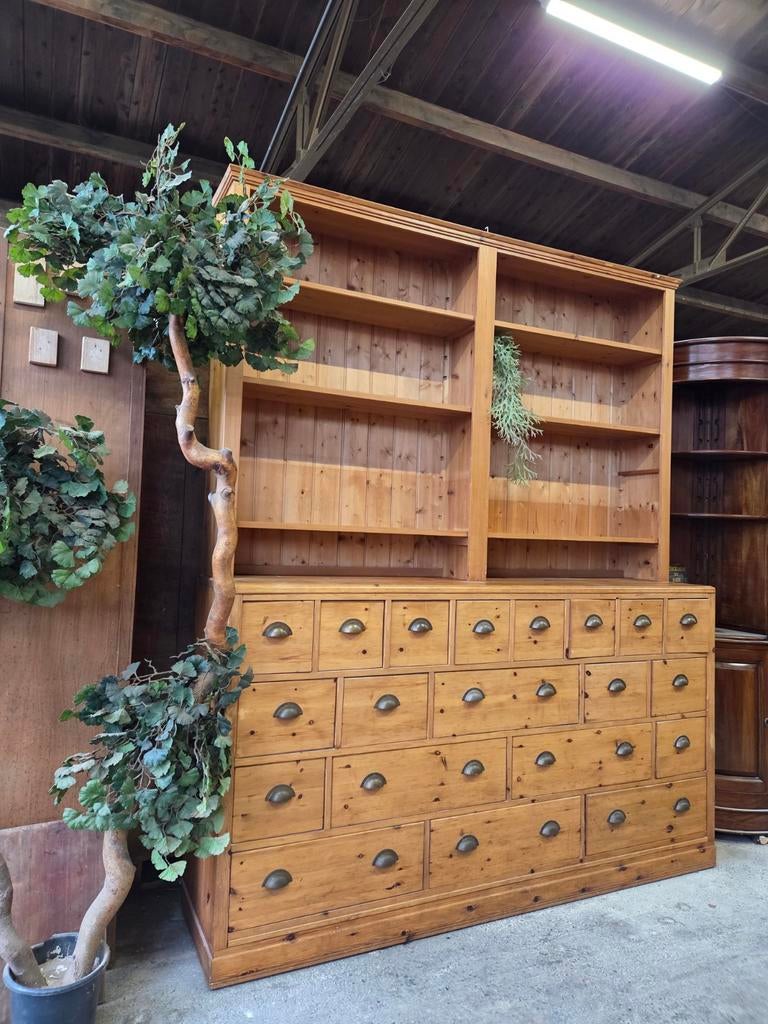 Prachtige ladekast ~ apothekerskast ~ fourniturenkast, Huis en Inrichting, Kasten | Ladekasten, Ophalen, 5 laden of meer, 200 cm of meer