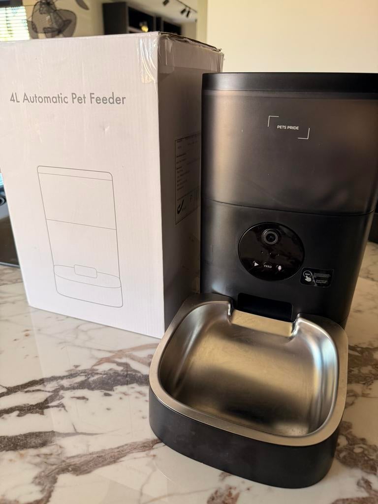 Pets Pride voerautomaat wifi en camera, Dieren en Toebehoren, Ophalen of Verzenden, Automatisch, Zo goed als nieuw