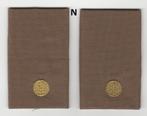 set rangen epauletten Vaandrig / Adjudant (N), Verzenden, Landmacht, Nederland, Embleem of Badge