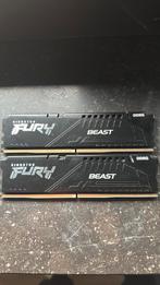 Kingston Fury Beast DDR5 16GB (2x8GB) 6000MHz, Computers en Software, RAM geheugen, Verzenden, Zo goed als nieuw, Desktop, DDR5