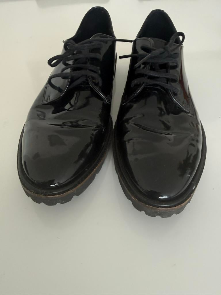 Ecco dames nette schoenen - Zwart lakleer, Kleding | Dames, Schoenen, Ophalen of Verzenden, Gedragen, Zwart, Schoenen met lage hakken