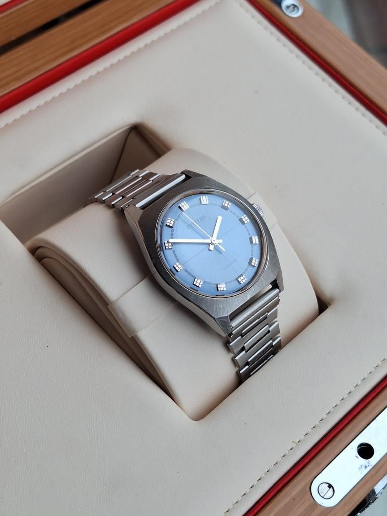 Vintage Citizen 63-484 herenhorloge, Overige merken, Staal, Met bandje, Polshorloge