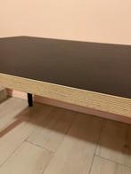 Zwarte IKEA tafel met verstelbare poten, Huis en Inrichting, Ophalen, Kunststof, Gebruikt, 100 tot 150 cm