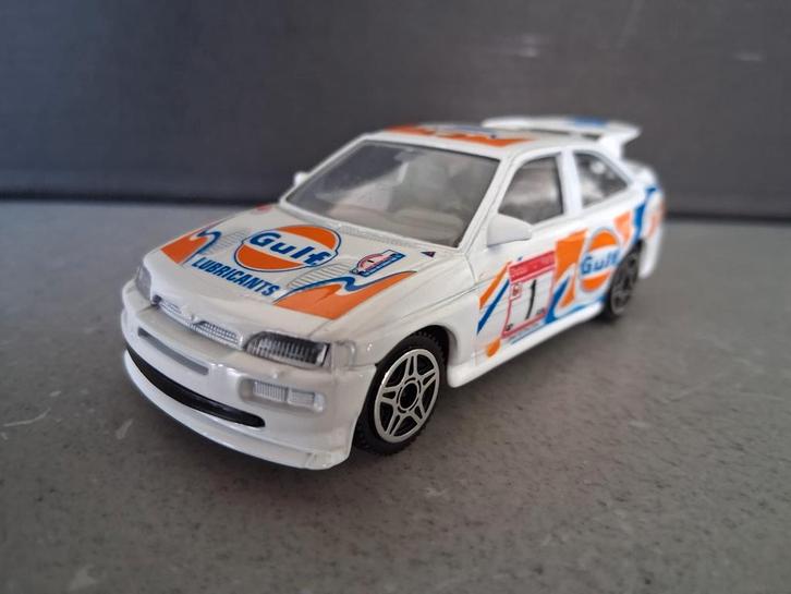 Ford Escort Cosworth Gulf Rally Modelauto, Hobby en Vrije tijd, Modelauto's | 1:43, Zo goed als nieuw, Auto, Overige merken, Ophalen of Verzenden