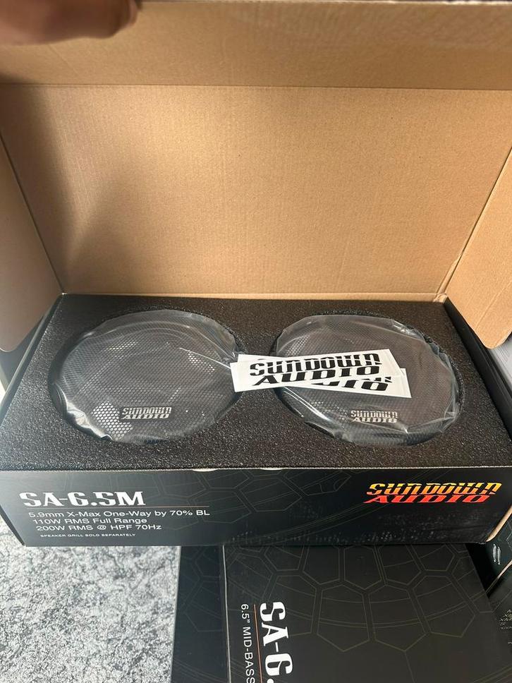 Sundown Audio SA-6.5M v4 - Midbass Set Nieuw, Auto diversen, Autospeakers, Nieuw, Verzenden