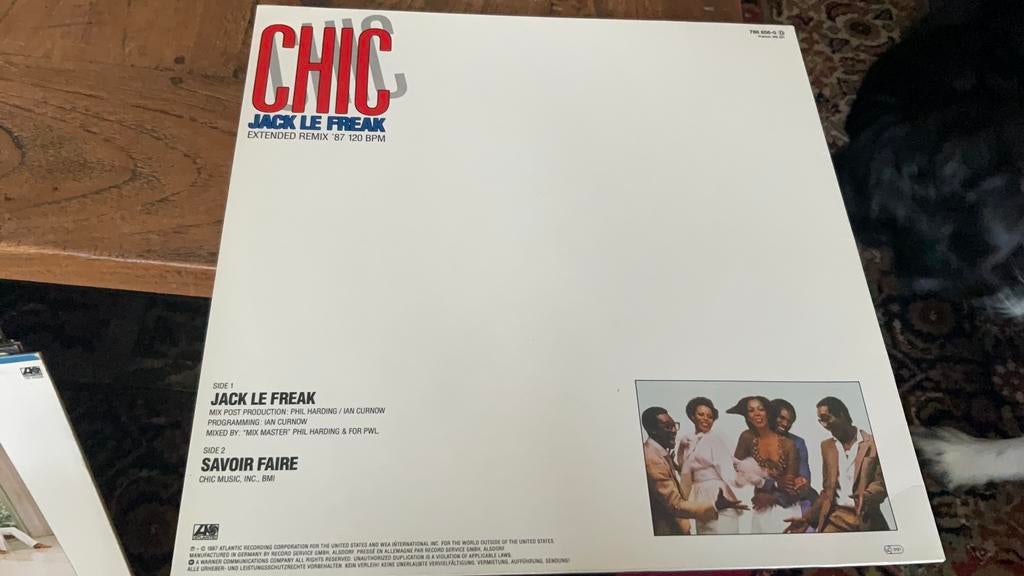 Chic.  Jack le Freak, Cd's en Dvd's, Vinyl | Pop, Ophalen of Verzenden, 1980 tot 2000, Zo goed als nieuw, 12 inch