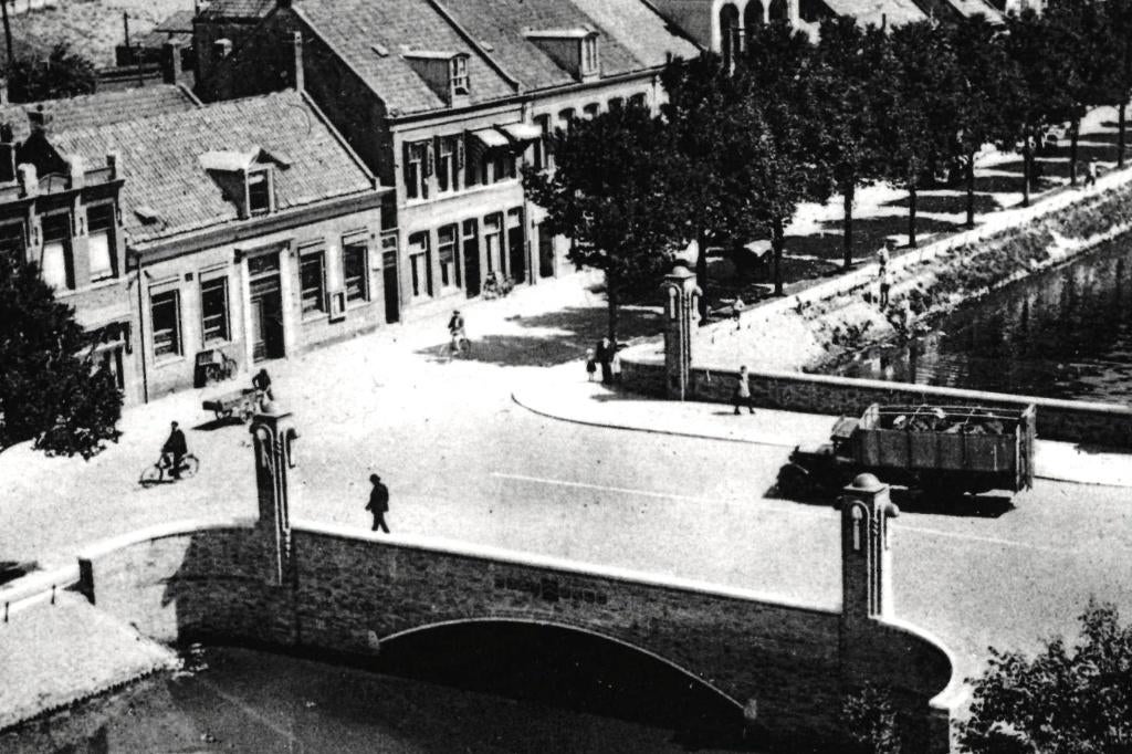 700734 Den Helder NH 1936 Postbrug Gelopen met postzegel, Ophalen of Verzenden, 1920 tot 1940, Gelopen, Noord-Holland