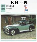 Kh9 autokaart humber pullman ( 1953 - 1954 ), Ophalen of Verzenden, Zo goed als nieuw, Auto's