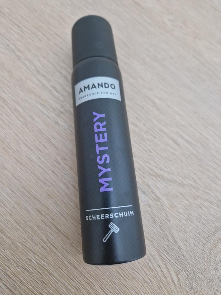 NIEUW! Amando scheerschuim | Amando mystery shave foam 100 m, Ophalen of Verzenden, Nieuw, Overige typen